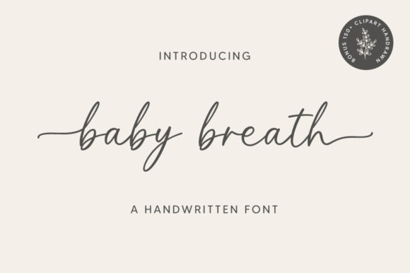 Baby Breath: Elegant Script Typography for Modern Design