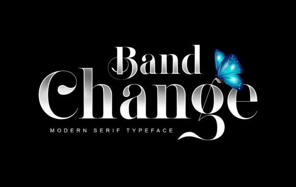 Band Change: A Serif Font for Timeless Design