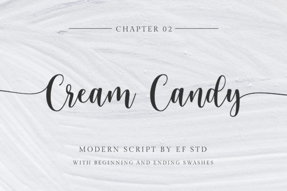 Cream Candy: Elevate Your Visual Design with This Modern Script Font