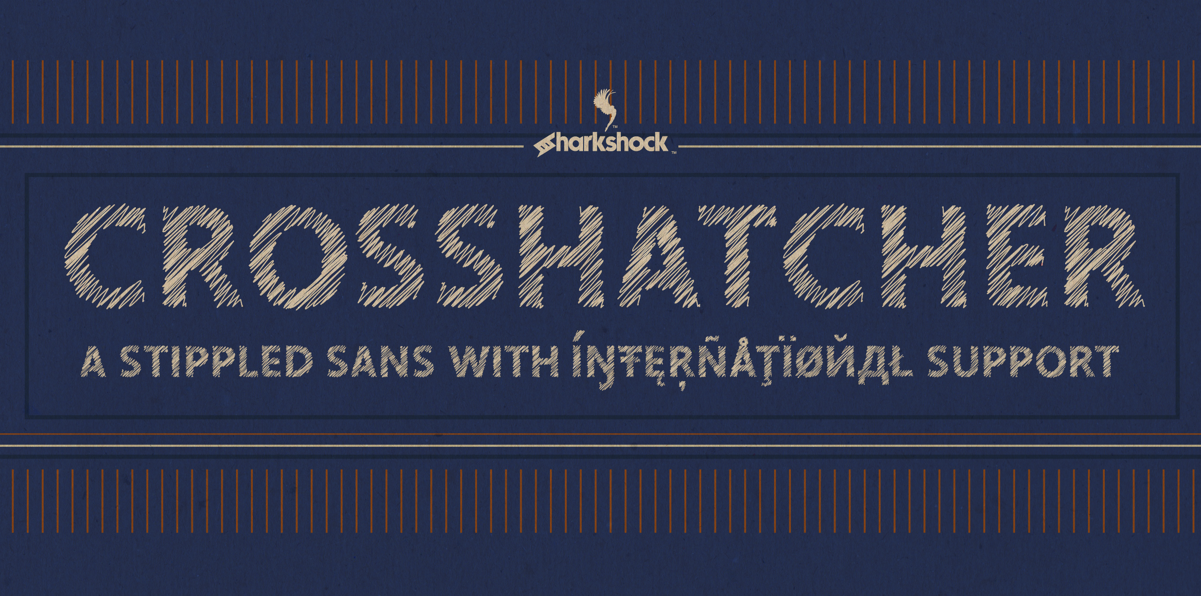 Crosshatcher: Unleash Bold, Textured Typography