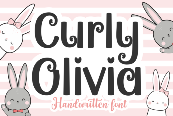 Curly Olivia: A Handwritten Font for Whimsical Design