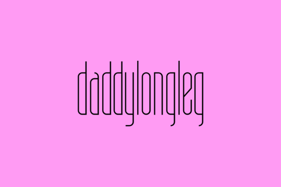 Daddy LongLegs: A Font for Modern Design Projects