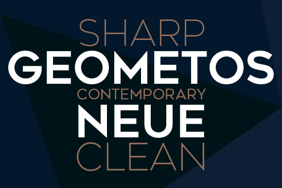 Geometos Neue: A Modern Typeface for Bold Visual Impact