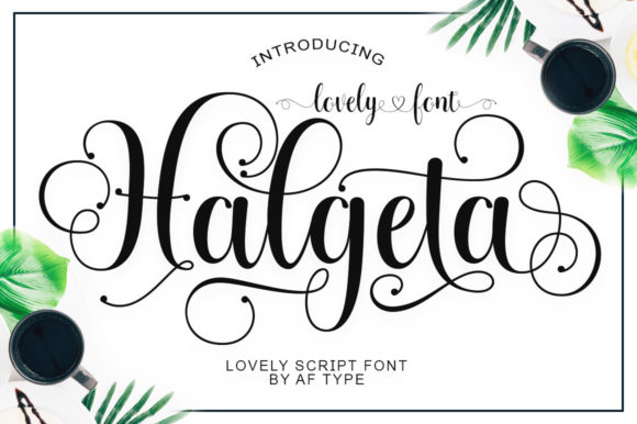 Halgeta Lovely Script: The Sweet Calligraphy for Modern Design