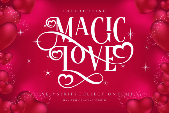 Magic Love: The Perfect Serif Font for Romantic Designs