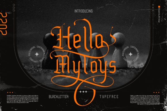 Mastering Dark Aesthetics with Hello Mytoys Blackletter