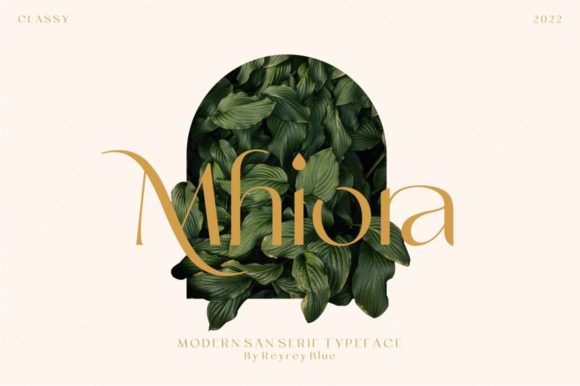 Mhiora: A Typeface for Timeless Elegance