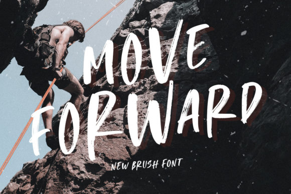 Move Forward: A Dynamic Brush Script for Modern Branding