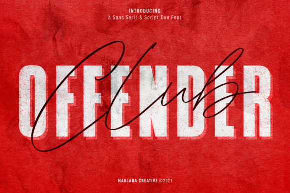 Offenders Club Duo: The Perfect Font Pairing for Modern Design