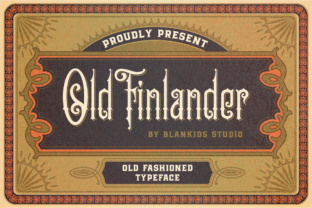 Old Finlander: A Victorian-Inspired Display Font