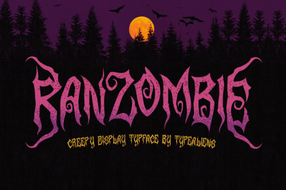 Ranzombie: A Gothic Horror Font for Bold Design