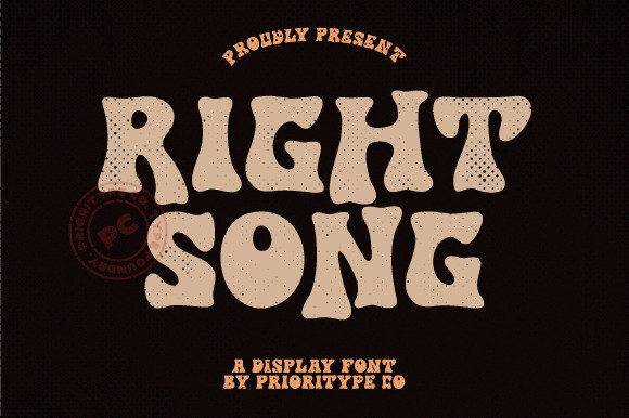 Right Song: A Dynamic Display Font for Modern Branding
