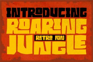 Roaring Jungle: A Vintage Typeface for Impactful Design
