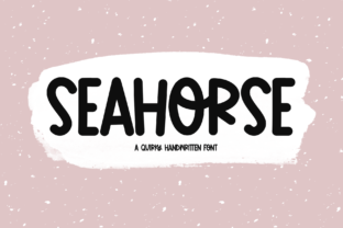 Seahorse: A Quirky Handwritten Font for Modern Design