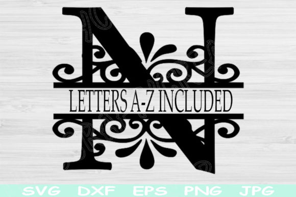 Split Monogram Alphabet SVG Files: A Designer's Toolkit