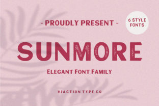 Sunmore: A Fresh, Warm Display Font for Creative Projects