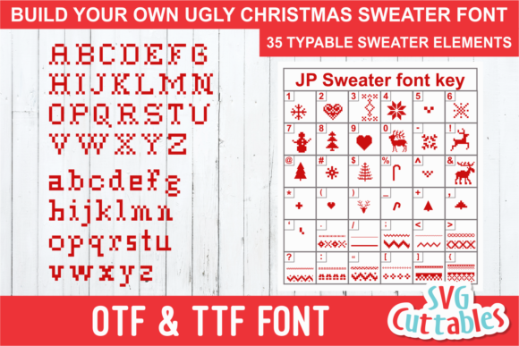 Ugly Christmas Sweater: A Unique Decorative Font